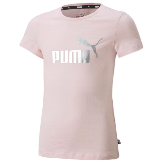 Puma Παιδική κοντομάνικη μπλούζα Essentials+ Logo Tee Puma Παιδική κοντομάνικη μπλούζα Essentials+ Logo Tee